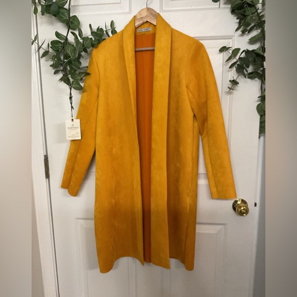 Zara Mustard Yellow Coat - Picture 2 of 7